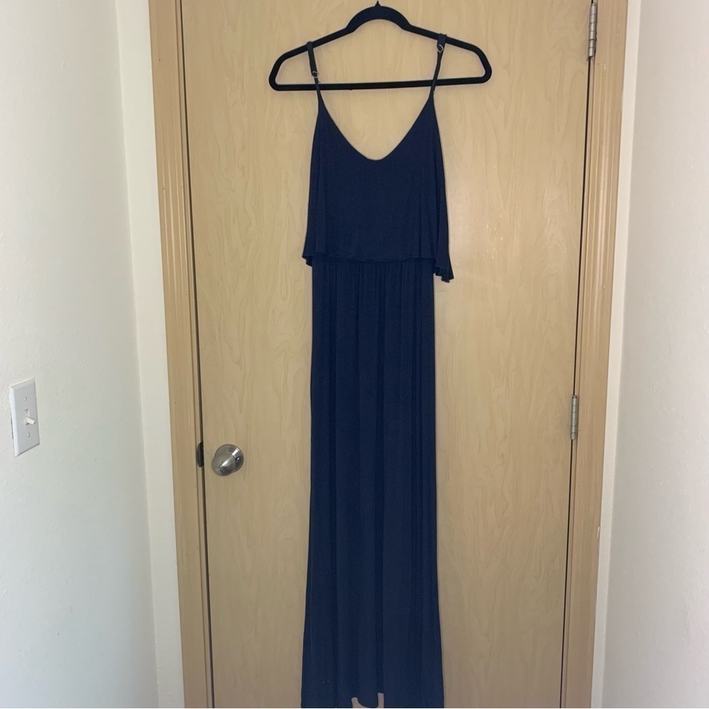 Matty M Navy Blue Maxi Dress Size XS